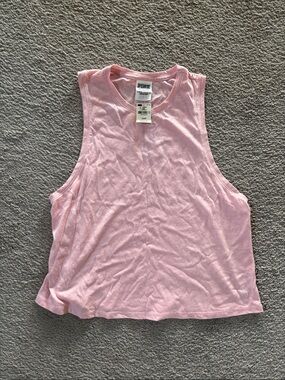 NWT！PINK Victoria's Secret Pale Pink Sleeveless Muscle Tank